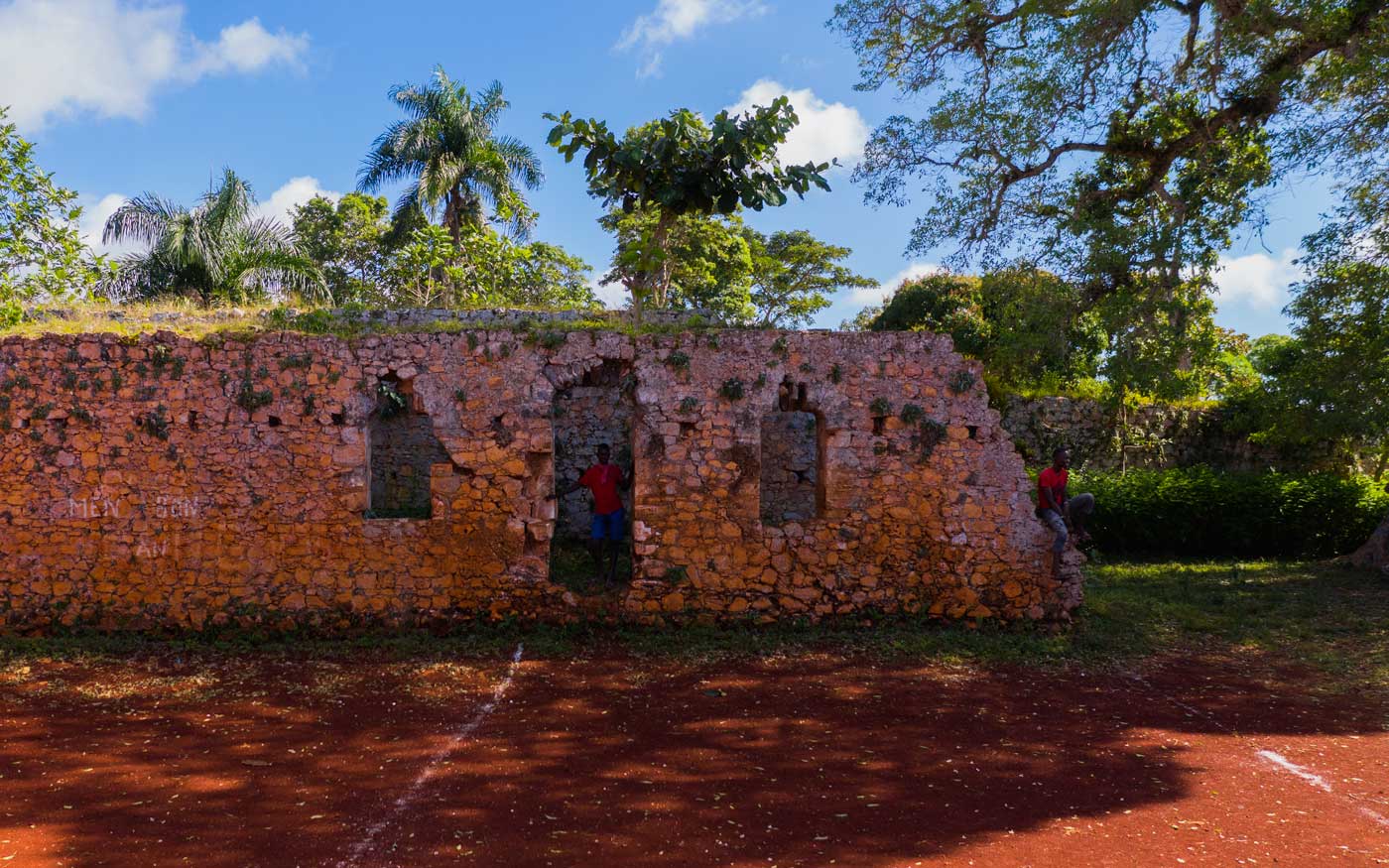 ruins of haitian fort oge fortress in jacmel